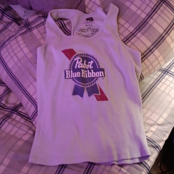 Pabst blue ribbon graphic tank top - Picture 1 of 3